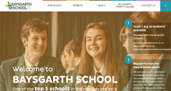 Desktop Screenshot of baysgarthschool.co.uk
